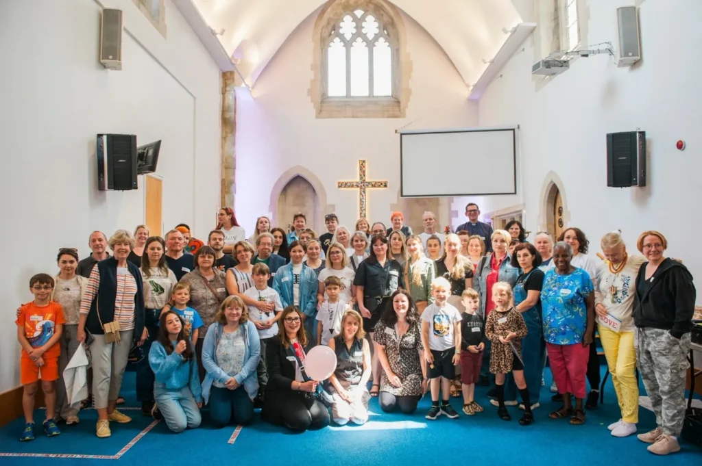 Welcome Hub event - group photo at St Andrew’s, Avonmouth